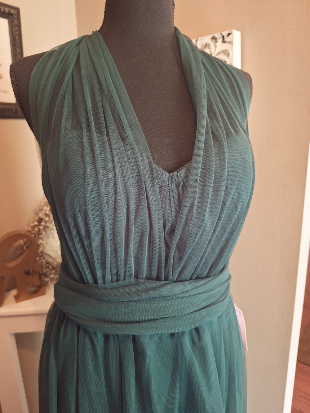 NWT Birdy Grey Emerald Convertible Christina Formal Dress Sz L - Picture 6 of 16